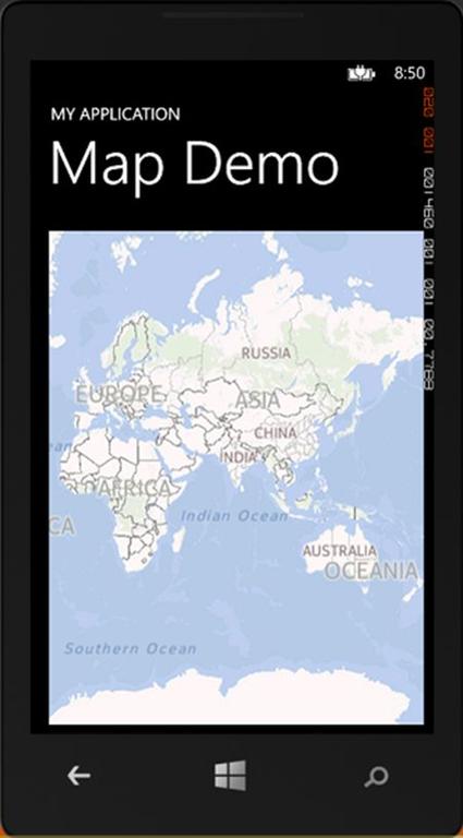 Windows Phone 8 Map